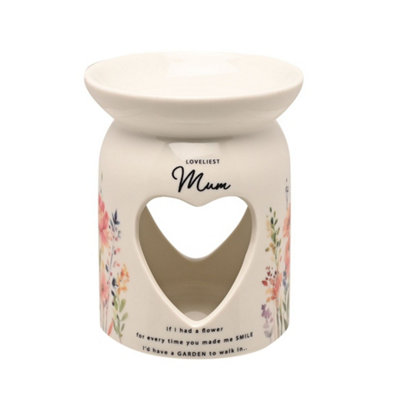 Ceramic Wax Melt / Oil Warmer Holder for Mum from Cottage Garden - Image 7