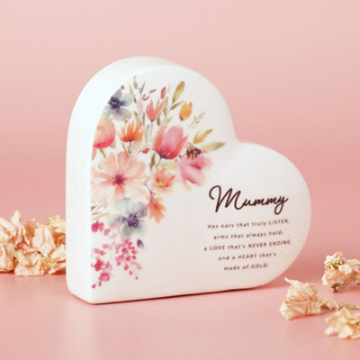 The Cottage Garden Ceramic Heart - Mummy Decorative Plaques & Signs - Image 3