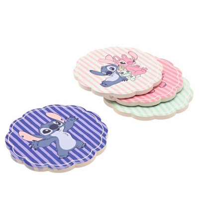 Disney Unisex Multi Stitch Set Of 4 Ceramic Coasters - Image 7