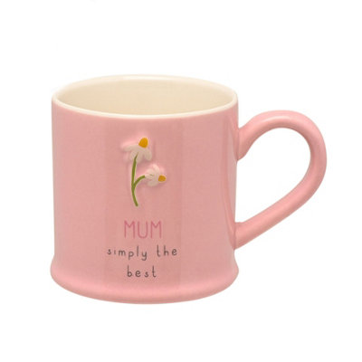 Love Life Embossed MugMum Design from B&Q