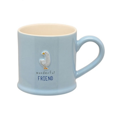 Julian Charles Pink Friend Embossed Mug - One Size - Image 4