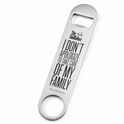 B&Q -  Fandomania The Godfather Stainless Steel Bottle Opener Silver