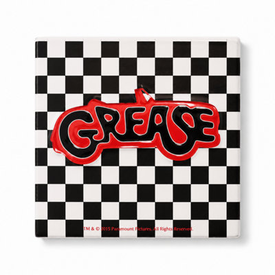 Widdop & Co Fandomania Grease Checkerboard Coaster - Black - Image 4