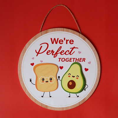George Multi Love Is Sweet Avocado Hanging Plaque - Image 3