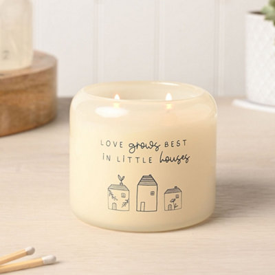 Moments Double Wick Candle 390g - Love Candles Wood - Image 4