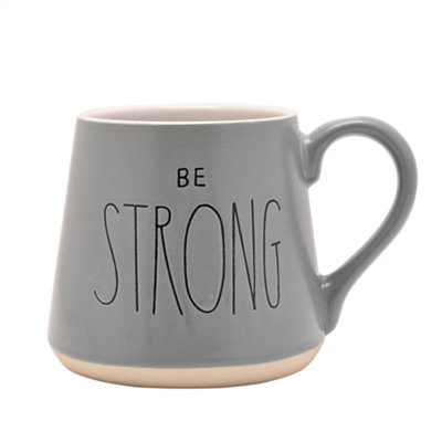 Mug Be Strong Tea Coffee Cup Gift Ceramic 10.00cm - Image 4