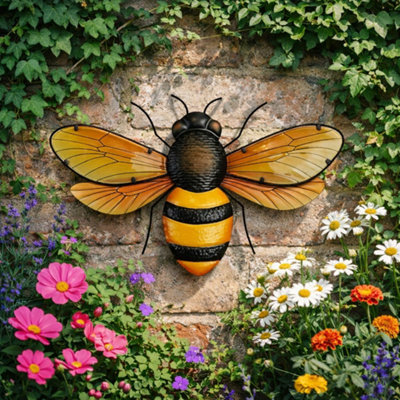 Country Living Black & Yellow Wall Décor Bee