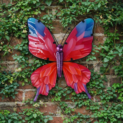 Rackhams Pink/Red/Blue Wall Decor - Butterfly - Image 3
