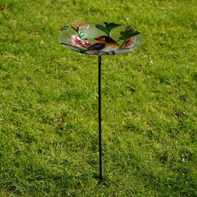 Country Living Bird Feeder Stake Robin