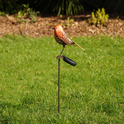 Country Living Solar Stake Robin