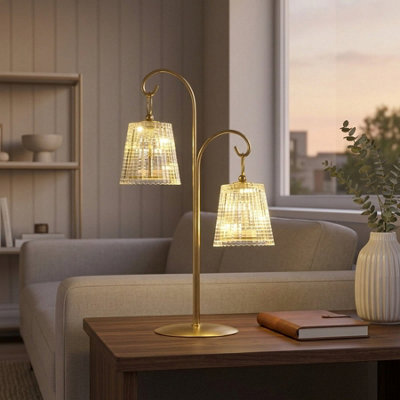  - Contemporary Double Led Table Lamp
