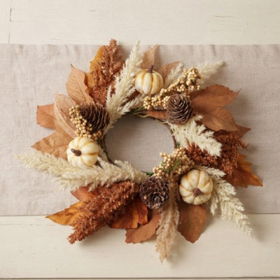 Garden Greatness Unisex Brown Rustic Autumnal Decorative Mini Wreath In | Size: 1 Pack - Image 6