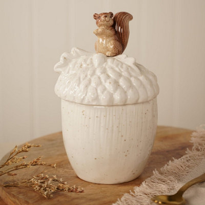 Garden Greatness Harvest Squirrel Acorn Storage Jar - Image 4