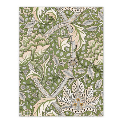 Artery8 Windrush Floral Filigree Pattern Morris Vintage Wall Art Poster Print 12X16" from B&Q