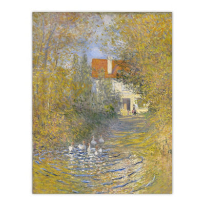 Artery8 The Geese Impressionist Painting Monet Vintage Wall Art Poster Print 12X16" from B&Q