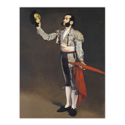 Artery8 A Matador Saluting Portrait Painting Manet Wall Art Poster Print 12X16" from B&Q