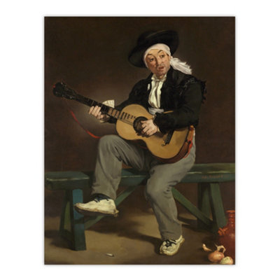 Artery8 The Spanish Singer Portrait Manet Vintage Wall Art Poster Print 12X16" from B&Q