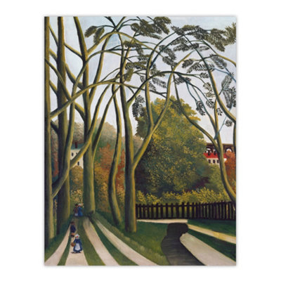 Artery8 The Banks Of The Bievre Rousseau Vintage Wall Art Poster Print 12X16" from B&Q