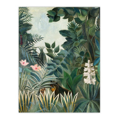 Artery8 The Dream Equatorial Jungle Rousseau Vintage Wall Art Poster Print 12X16" from B&Q