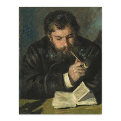 Artery8 Claude Monet Portrait Renoir Vintage Wall Art Poster Print 12X16" from B&Q