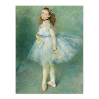 Artery8 The Dancer Portrait Painting Renoir Vintage Wall Art Poster Print 12X16" from B&Q