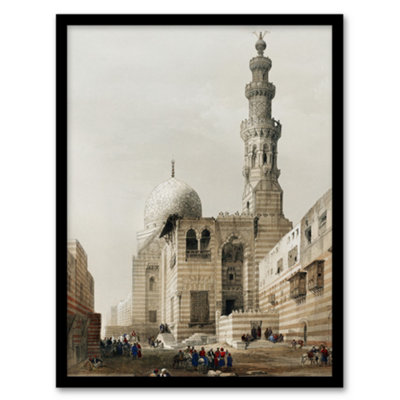 Artery8 Tombs Of The Khalifs At Cairo D. Roberts Vintage Framed Wall Art Print 12X16" from B&Q