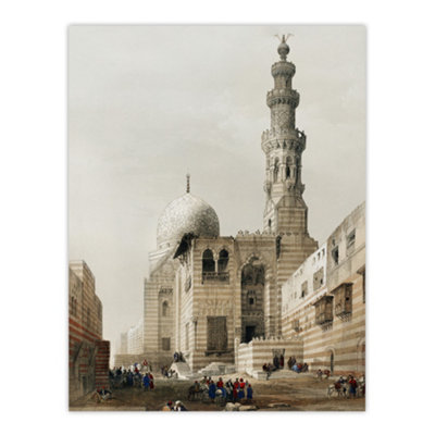 Artery8 Tombs Of The Khalifs At Cairo D. Roberts Vintage Wall Art Poster Print 12X16" from B&Q