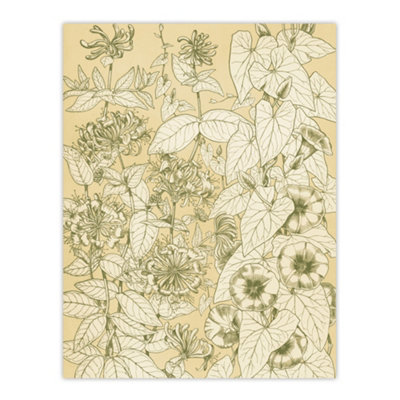 B&Q -  Leaves From Nature No 9 Botanical Jones Vintage Wall Art Poster Print 12X16"