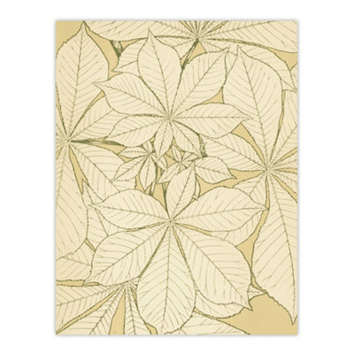 B&Q -  Leaves From Nature No 1 Botanical Jones Vintage Wall Art Poster Print 12X16"