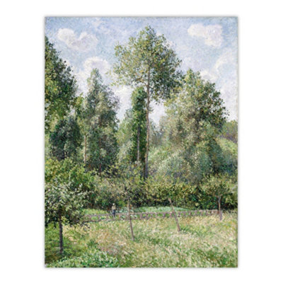 Artery8 Eragny Poplars Landscape Camille Pissarro Wall Art Poster Print 12X16" from B&Q