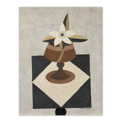 Artery8 Flower Piece Abstract Painting Hartley Wall Art Poster Print 12X16" from B&Q