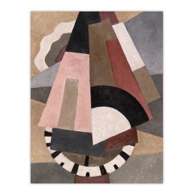 Artery8 Provincetown Abstract Painting Hartley Wall Art Poster Print 12X16" from B&Q