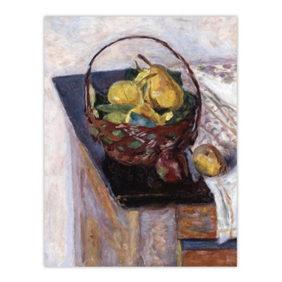 Artery8 Still Life The Basket Of Fruit Bonnard Wall Art Poster Print 12X16" from B&Q