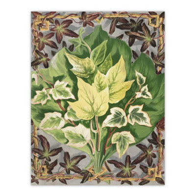 Artery8 Art Nouveau Ivy Leaves Painting Hibberd Wall Art Poster Print 12X16" from B&Q