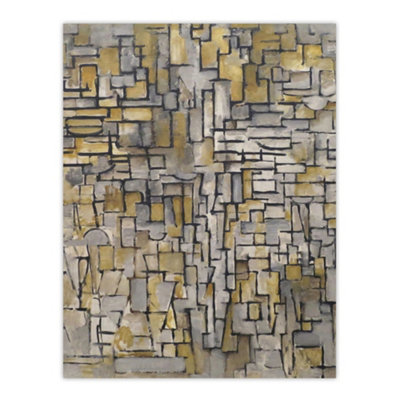 Artery8 Tableau No 2 Composition No Vii Mondrian Wall Art Poster Print 12X16" from B&Q