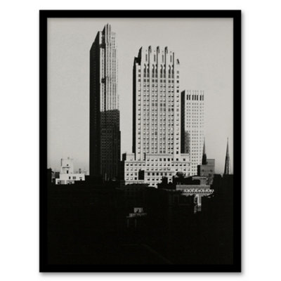 Artery8 New York From The Shelton Alfred Stieglitz Framed Wall Art Print 12X16"