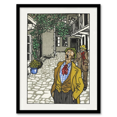Artery8 Naturally Gifted Singer Musician Moriz Jung Framed Wall Art Print 12X16" from B&Q