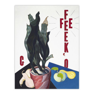 Artery8 O Keeffe Stylised Poster Portrait Demuth Wall Art Poster Print 12X16" from B&Q