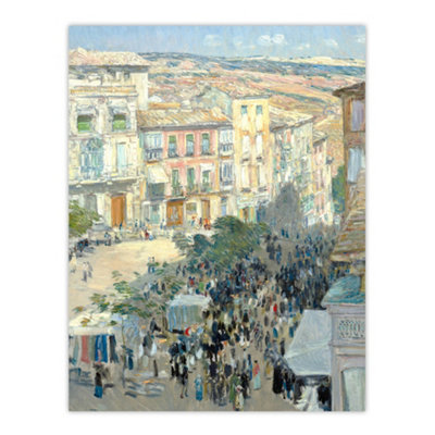 Artery8 View Of A Southern French City Hassam Wall Art Poster Print 12X16" from B&Q