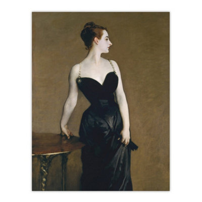 Artery8 Madame X Portrait Painting Sargent Wall Art Poster Print 12X16" from B&Q