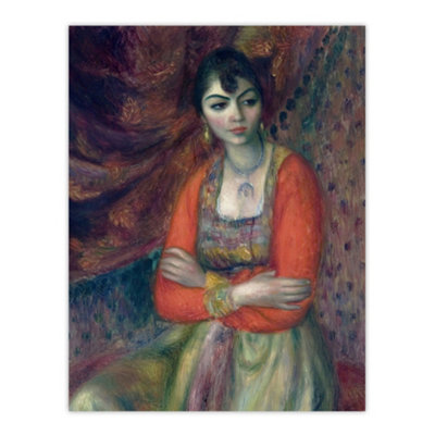 B&Q -  Armenian Girl In Traditional Taraz Glackens Wall Art Poster Print 12X16"
