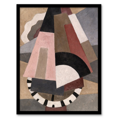 Artery8 Provincetown Abstract Painting Hartley Framed Wall Art Print A4
