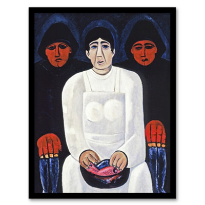 Artery8 The Lost Felice Oil Painting Marsden Hartley Framed Wall Art Print A4 from B&Q