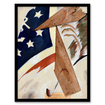 Artery8 Portrait Of Ralph Dusenberry Arthur Dove Framed Wall Art Print A3 from B&Q