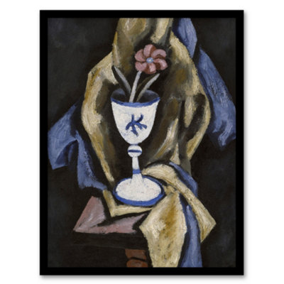 Artery8 Still Life No 15 Flower In Goblet Hartley Framed Wall Art Print A3 from B&Q