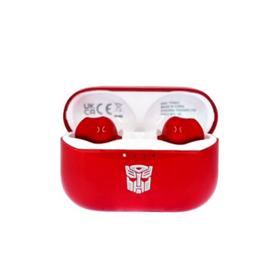  - Transformers Wireless Earbuds Red/silver (One Size)