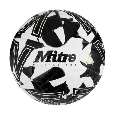  - Mitre Ultimax One Football White/black (4)