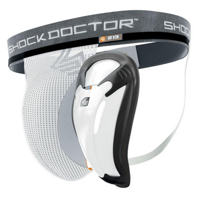 Shock Doctor Groin Guard White (Xl) from B&Q