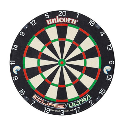 Unicorn Eclipse Ultra Bristle Dartboard Multicoloured (One Size) from B&Q