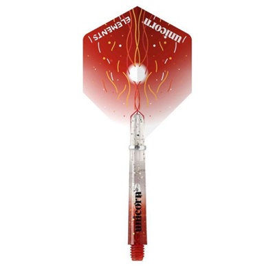 Unicorn Gripped Dart Flights (Pack Of 4) Firestorm (One Size) from B&Q